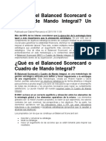 Qué Es El Balanced Scorecard o Cuadro de Mando Integral