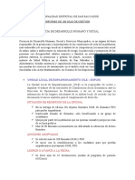 Informe de 100 Dias Municipalidad Distrital de San Salvador