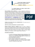 Demanda Divorcio Por Causal PAOLA MOLINA