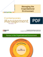 Managing The Organizational Environment: Powerpoint Presentation by Charlie Cook