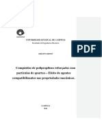 Compósito de Polipropileno Reforçado Com Partículas de Quartzo