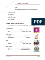 There Is - There Are: Lesson 4 - Activities