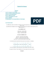 Conversions Calcul de Doses