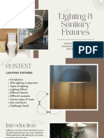 Lighting and Sanitary Fixtures - Material Study