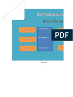 CISP Construction: Main Menu