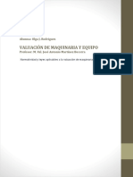 Normatividad y Leyes Aplicables A La Valuación de Maquinaria y Equipo