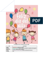 Actividades para La Semana DL Día Del Niño