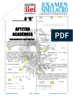 Módulo "B" Aptitud Académica: Razonamiento Matemático