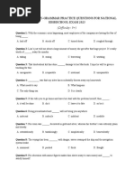 75 Grammar Vocabulary