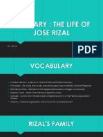 The Life of Jose Rizal