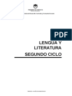 Área Lengua y Literatura - 2° Ciclo Primaria - Versión Preliminar