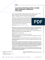 Continuous Glucose Monitoring Profiles in Healthy Nondiabetic Participants Shah2019