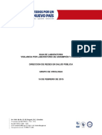Guia para La Vigilancia Por Laboratorio de Sarampion y Rubeola