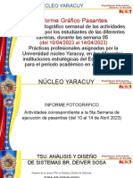 Informe Gráfico Pasantes: Núcleo Yaracuy