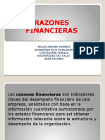 Finanzas Razones Financieras