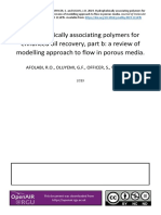 Hydrophobically Associating Polymers For Enhanced Oil Recovery, Part B: A Review of Modelling Approach To Flow in Porous Media