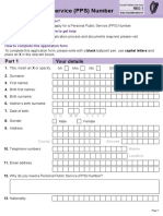 Personal Public Service (PPS) Number: Your Details