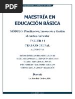 Propuestas Curriculares Taller N#1