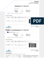 Bangalore To Vishakhapatnam - Fri, 10mar2023: BLR 12:20 VTZ 13:50