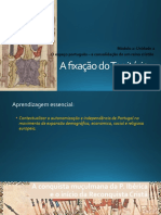 A Fixação Do Território: Módulo 2: Unidade 2 O Espaço Português - A Consolidação de Um Reino Cristão