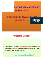 Strategic MGT U-1