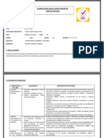 Planificación Anual Quinto Grado de Ciencias Sociales