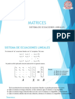 Matrices, Sistema de Ecuaciones