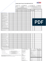 School Form 2 Daily Attendance Report of Learners For Senior High School (SF2-SHS)