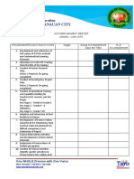 Science Quarterly Accomplishment Report