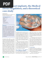 French Breast Implants, The Medical Device Regulation, and A Theoretical Case Study