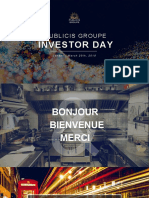 Publicis Groupe: Investor Day