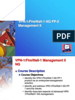 Checkpoint VPN-1 FireWall-1 NG Management II Instructors Slides