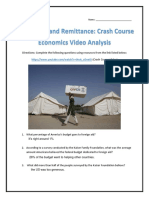 Foreign Aid and Remittance: Crash Course Economics Video Analysis