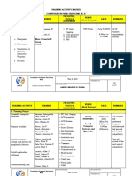 CSS Training Activity Matrix