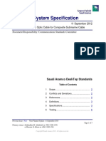 18-SAMSS-008 - Specifications of F Iber Optic Cable For Composite Submarine Cable