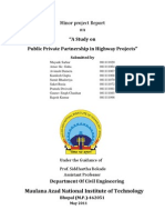 Public Private Partnership - Project Report