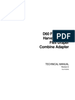 D60 FD70 CA20 Harvest Header Flex Draper Combine Adapter: Technical Manual