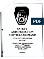 FDNY Report On Fatal Fire, June 4, 1999