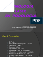 Tecnologia Laser en Podologia.: Raul Tapia Gonzalez Licenciado en Ciencias Biomédicas