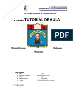 Plan de Tutoria 1ero A