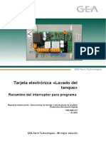 Tarjeta Electrónica Lavado Del Tanque : Recambio Del Interruptor para Programa