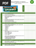 Club de Conquistadores "Los Pioneros": Hoja de Registro - Explorador / Explorador de Campo Y Bosque