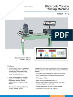 Model: TTE: Electronic Control Panel (Series: 9901)