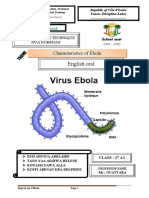 Exposé Sur L - Ebola en Anglais