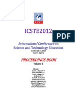 ICSTE2012: Proceedings Book