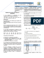 FICHA DE TRABAJO No. 8 Medidas de Posición