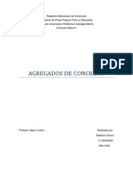 Informe de Materiales de Construccion Los Agregados