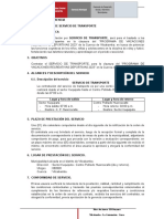 TDR - Servicios de Transporte