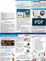 13 Triptico Equipos de Medicion Eléctrica