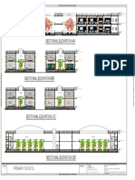 Sectional Elevation Aa': Primary School